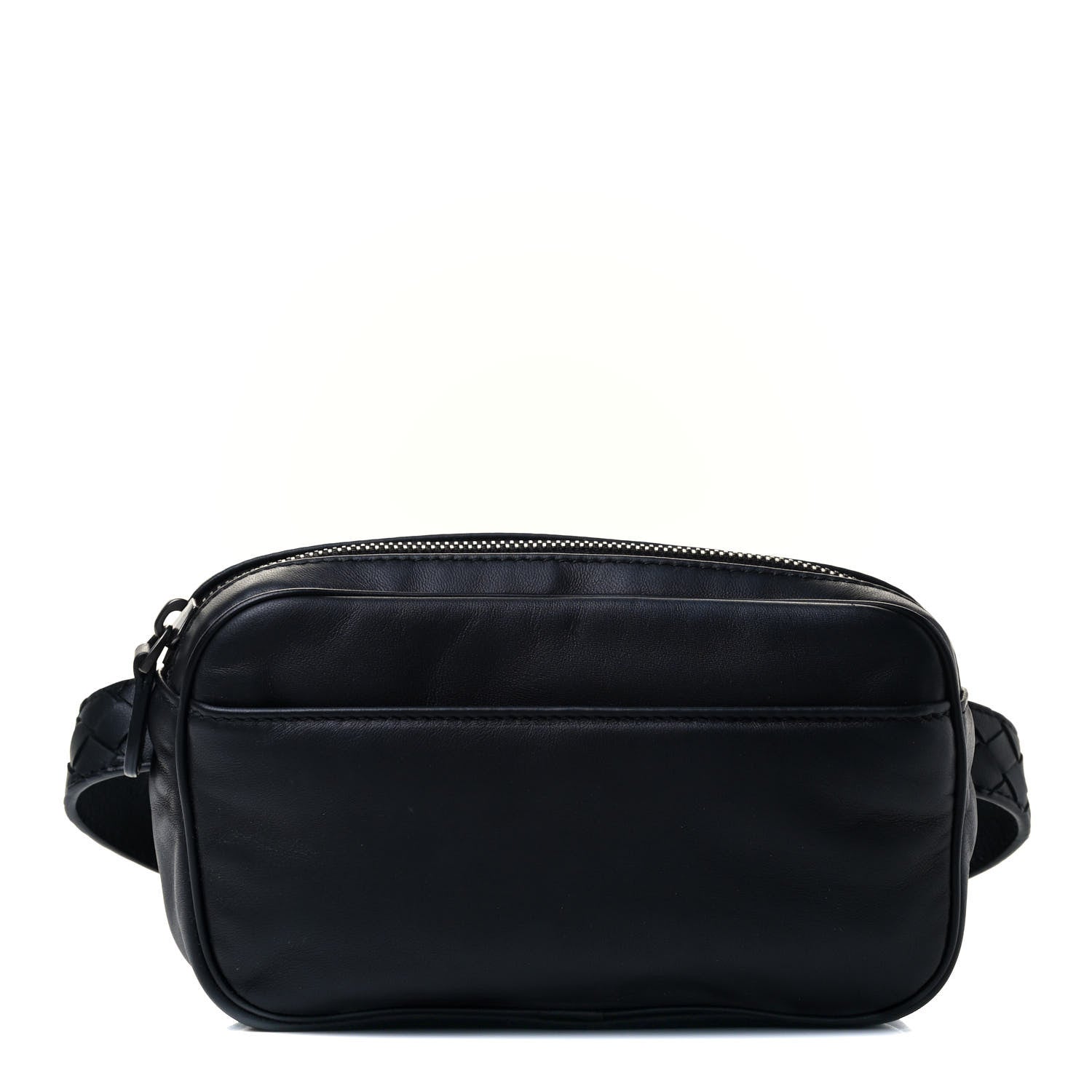 Bottega Veneta Nappa Intrecciato Belt Bag Black 800477 – FASHIONPHILE