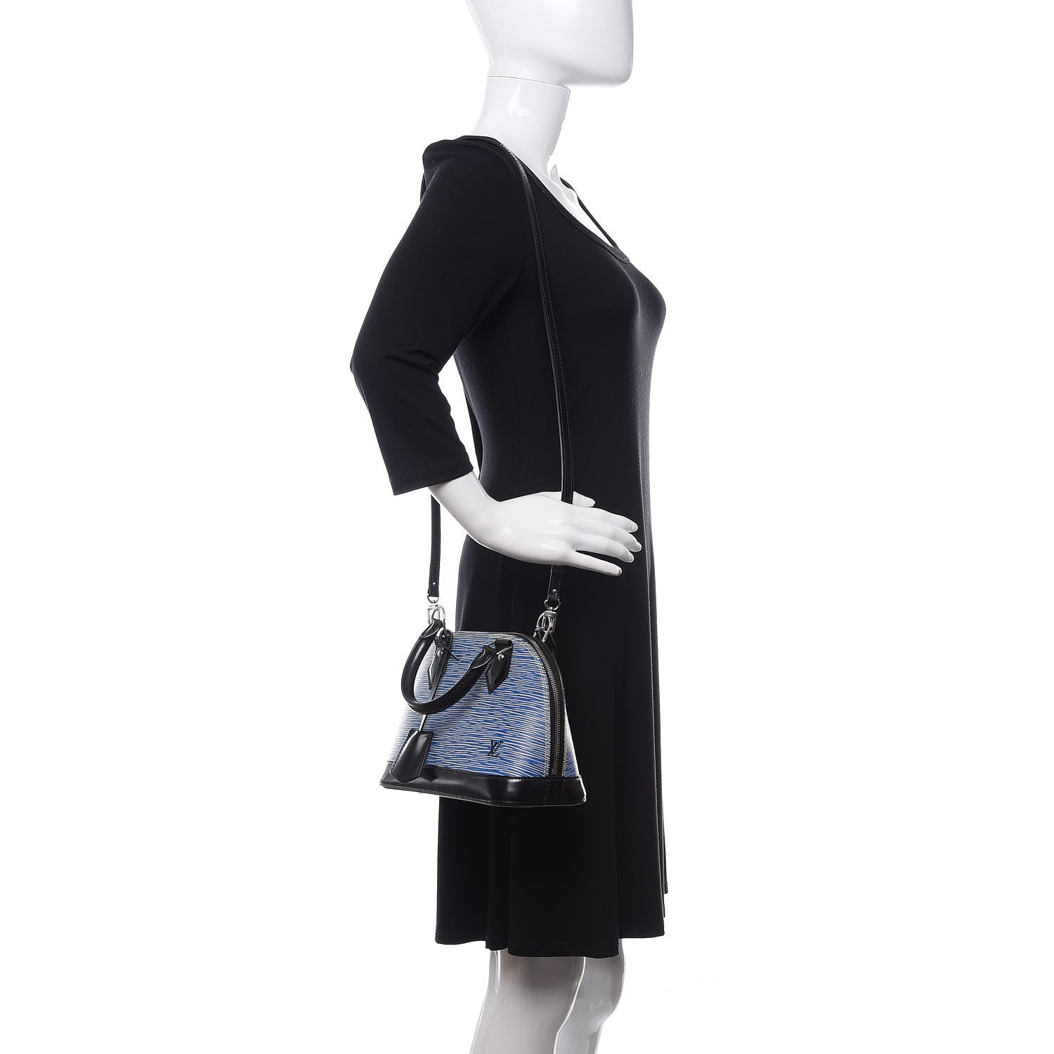 Louis Vuitton Epi Alma BB Denim Light 2 of 11