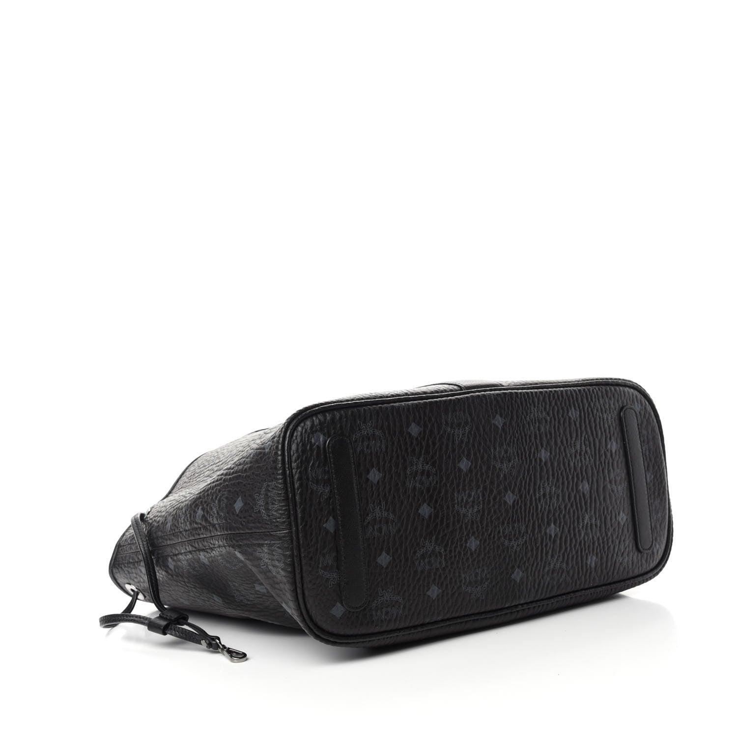 MCM Visetos Large Liz Reversible Shopper Tote Black 5 of 16
