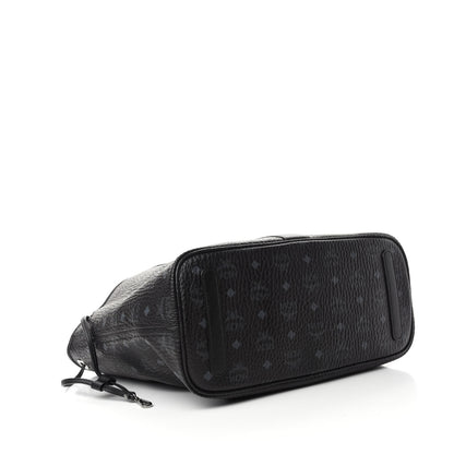 MCM Visetos Large Liz Reversible Shopper Tote Black 5 of 16