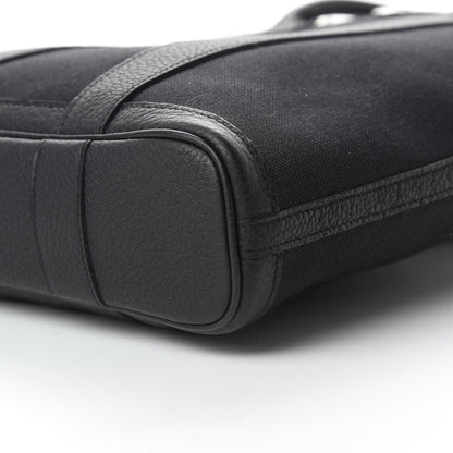 Hermes Toile Militaire Negonda Garden File PM Black 11 of 11
