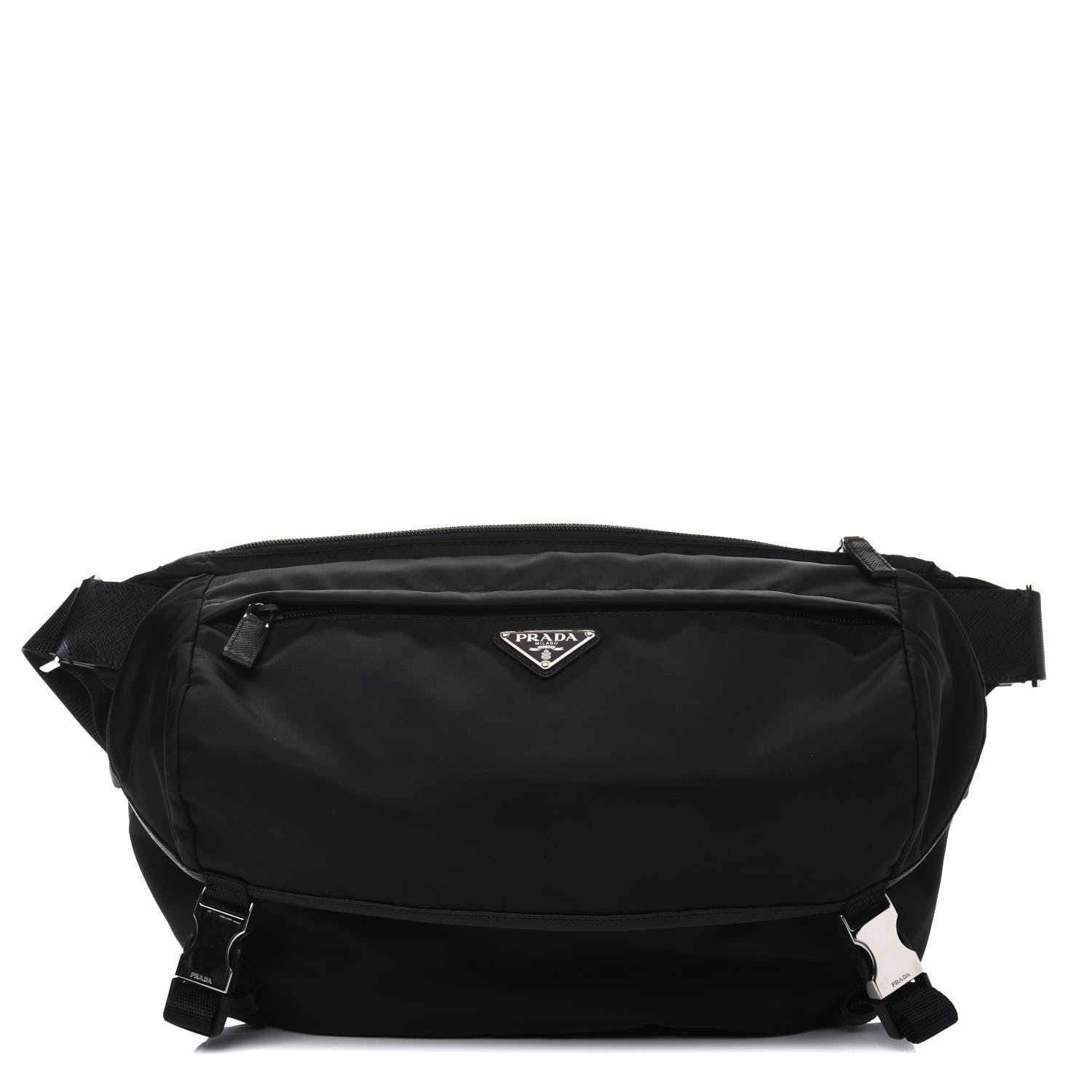 Prada Tessuto Nylon Belt Bag Black 1 of 12