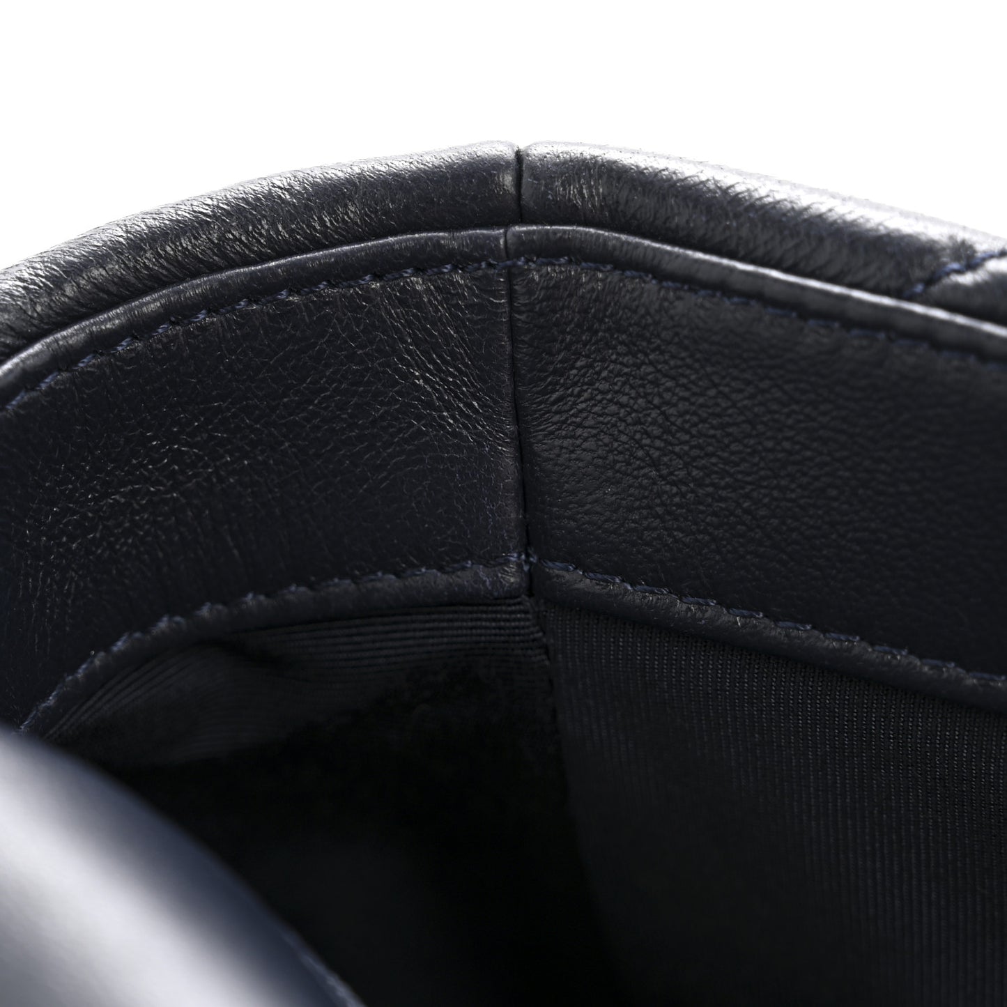 Lambskin Quilted Medium Chanel 19 Flap Navy Blue