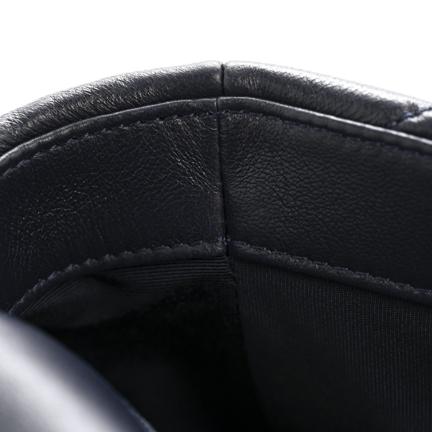 Chanel Lambskin Quilted Medium Chanel 19 Flap Navy Blue 11 of 14