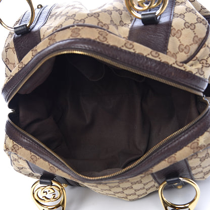 Gucci Monogram Medium Interlocking Icon Tote Dark Brown 5 of 21