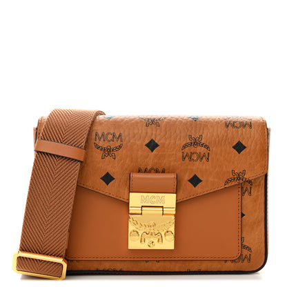 MCM Visetos Small Millie Crossbody Belt Bag Cognac 2 of 10