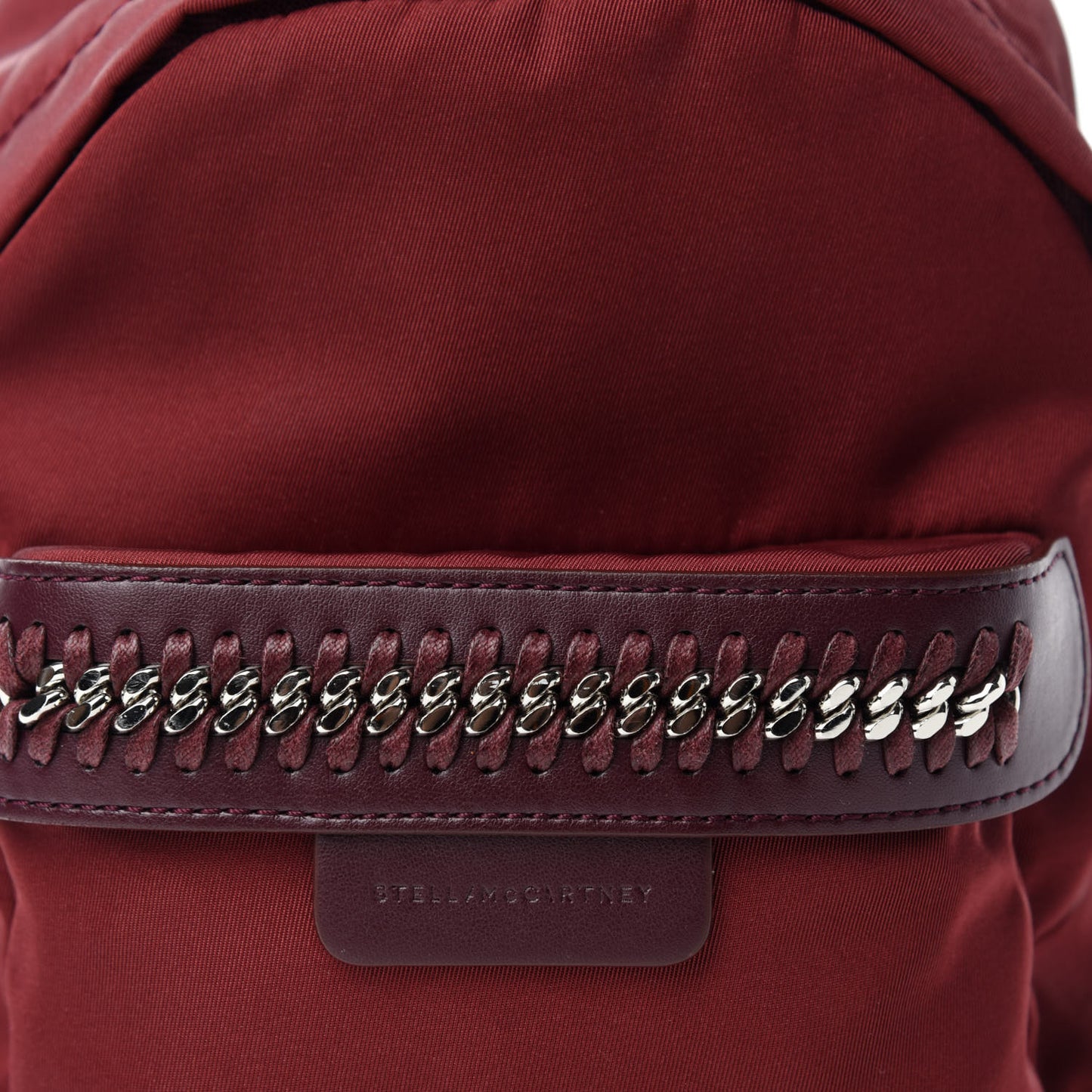 Nylon Eco Alter Nappa Mini Falabella GO Backpack Burgundy