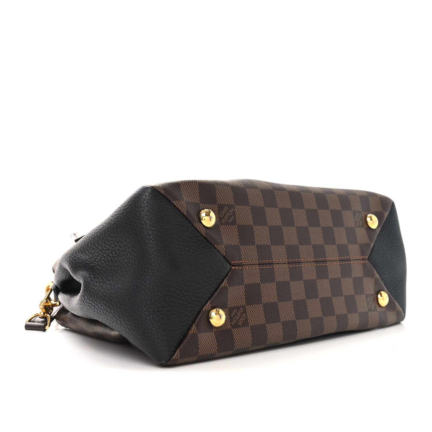 Louis Vuitton Damier Ebene Cuir Taurillon Brittany Black 4 of 9
