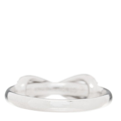 Tiffany 18K White Gold Diamond Infinity Ring 49 4.75 3 of 4