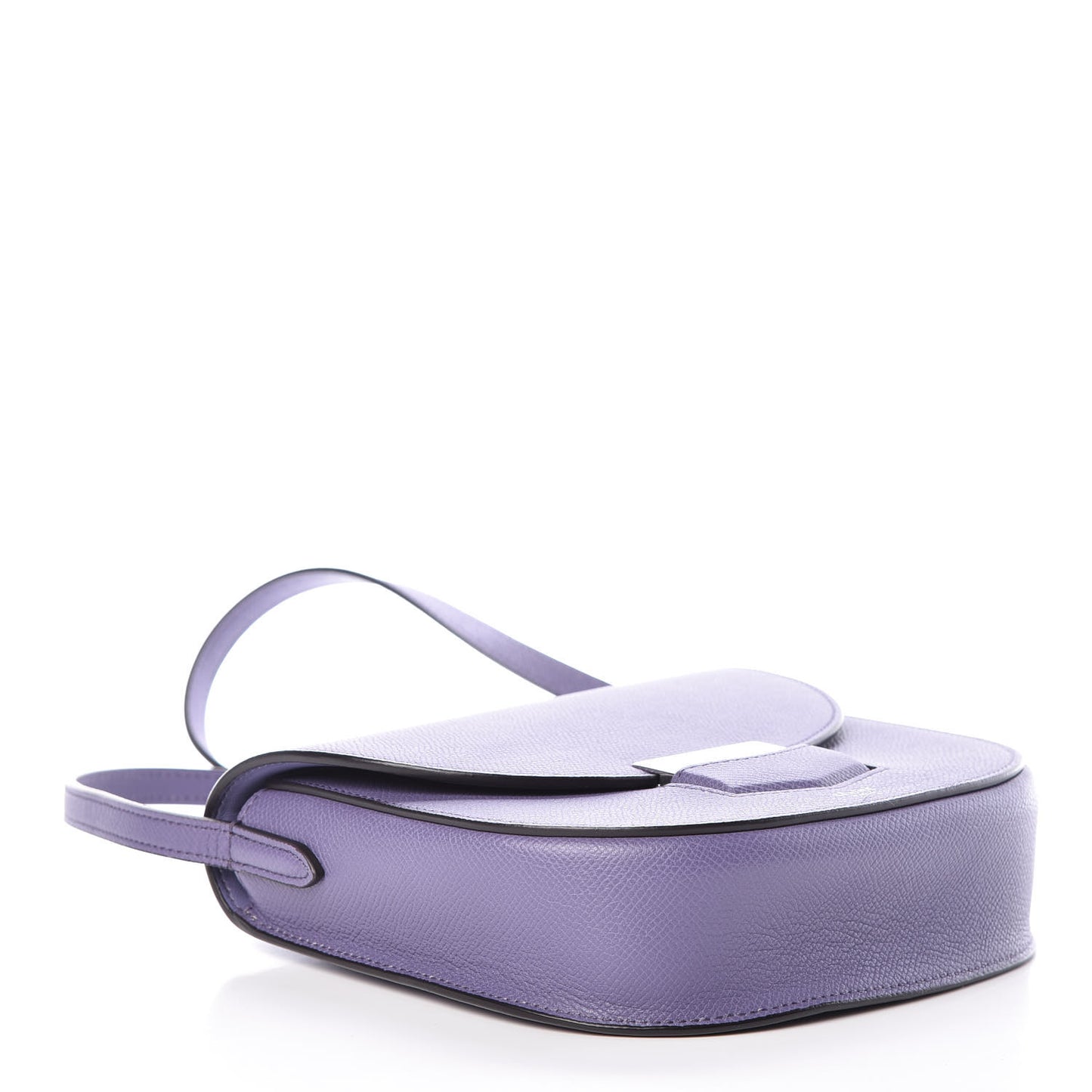 Grained Calfskin Small Trotteur Amethyst