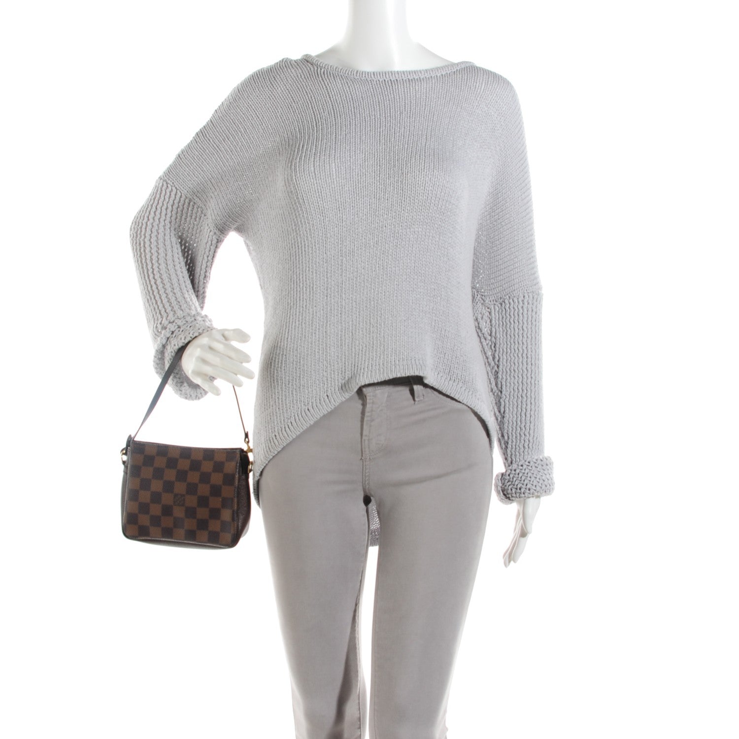 Louis Vuitton Damier Ebene Trousse Make Up Bag Pochette 2 of 7