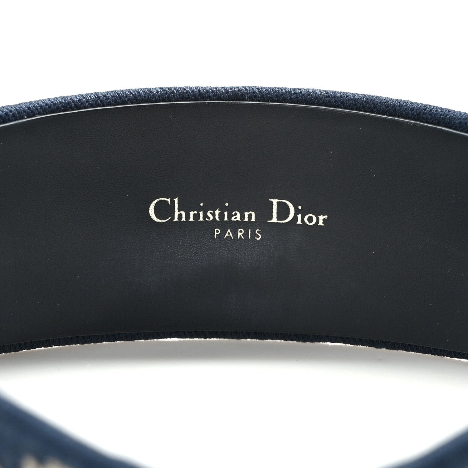 Christian Dior Oblique Headband Blue 5 of 5