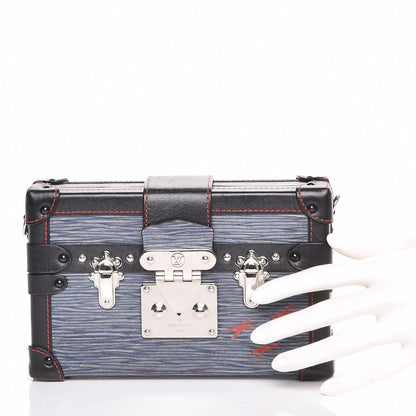 Louis Vuitton Epi Petite Malle Denim Light 2 of 7