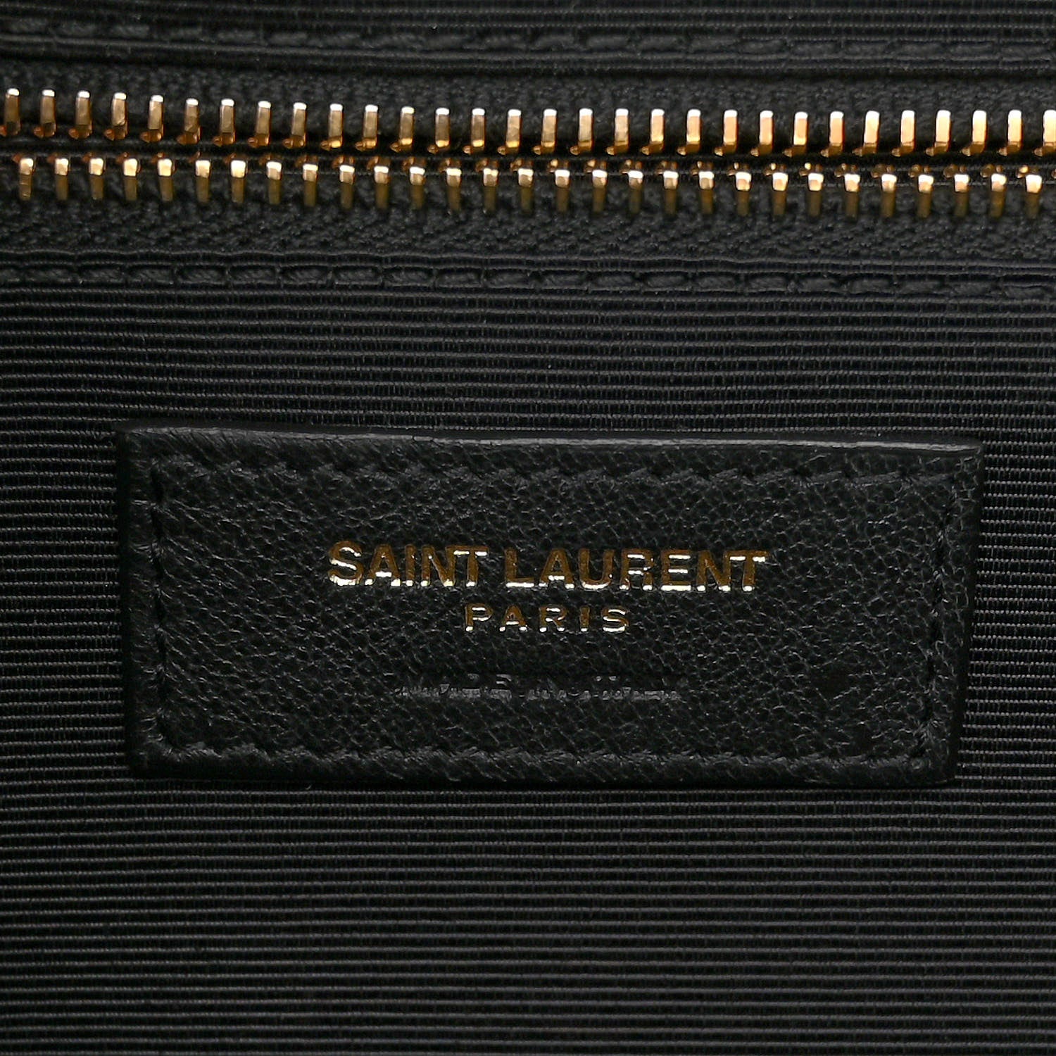 Saint Laurent Grain De Poudre Textured Mixed Matelasse Large Triquilt Monogram Satchel Black 7 of 11