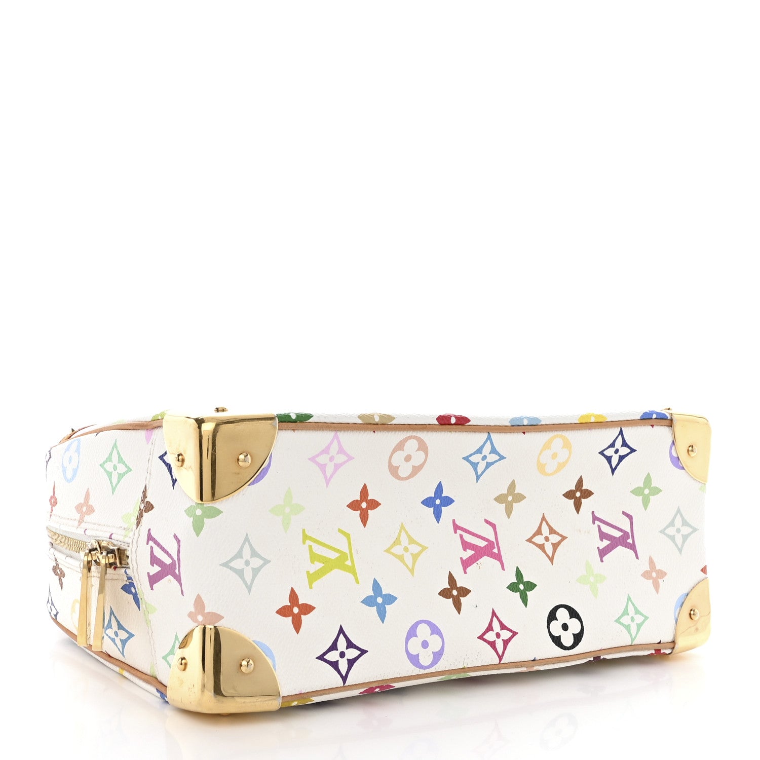 Louis Vuitton Monogram Multicolor Trouville White 3 of 10
