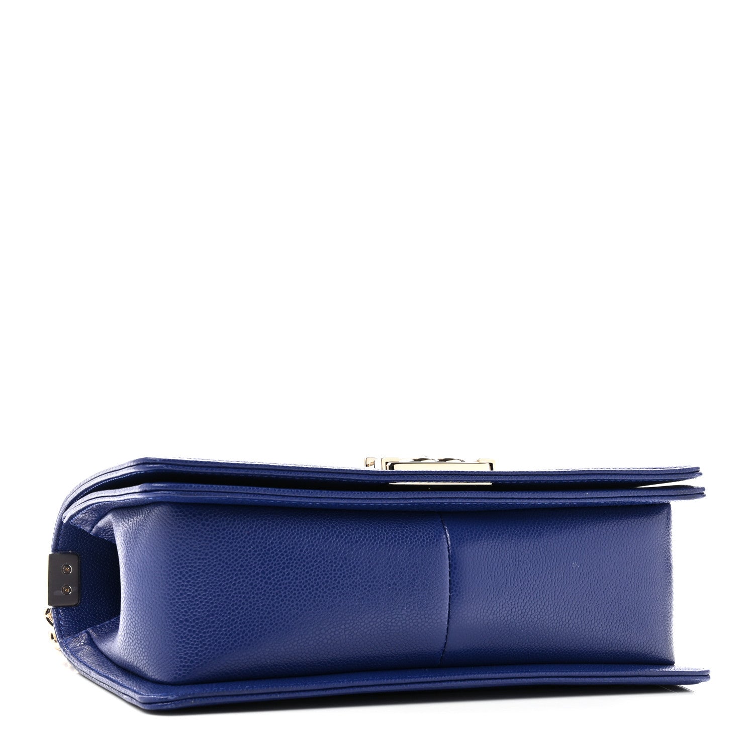 Chanel Caviar Quilted Medium Boy Flap Blue 4 of 11