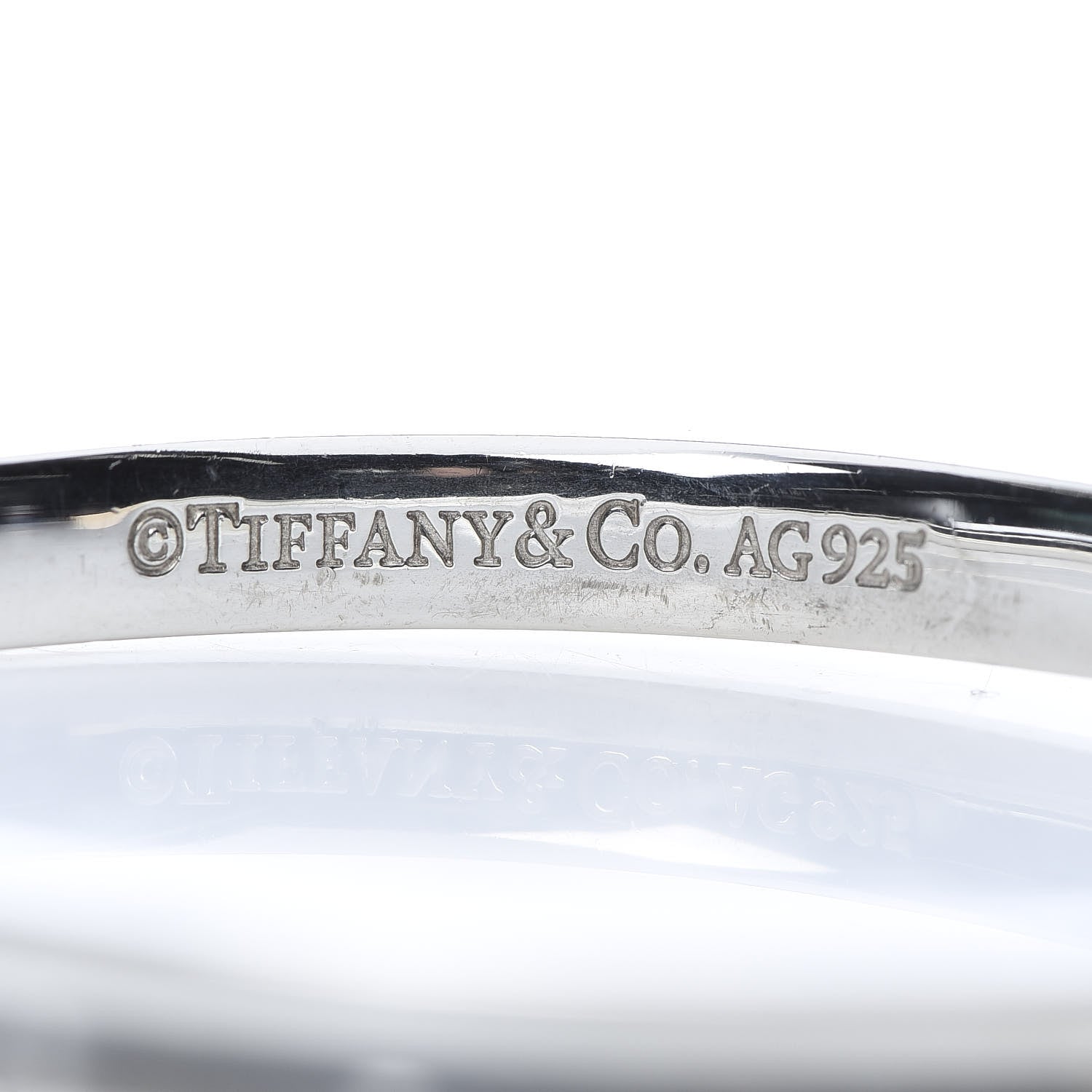 Tiffany Sterling Silver Narrow 1837 Cuff Bracelet 4 of 6