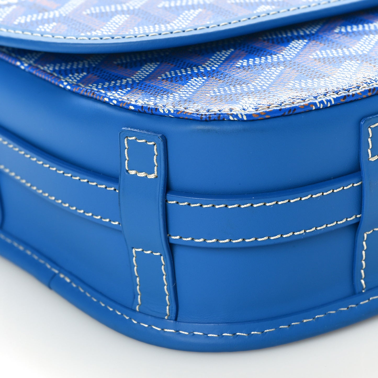 Goyardine Belvedere II PM Messenger Bag Sky Blue