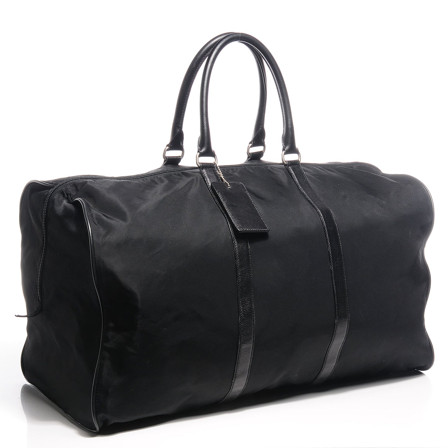 Nylon Viaggio Duffle Black