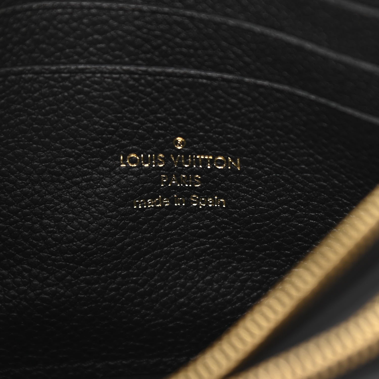 Louis Vuitton Empreinte Double Zip Pochette Black 7 of 12