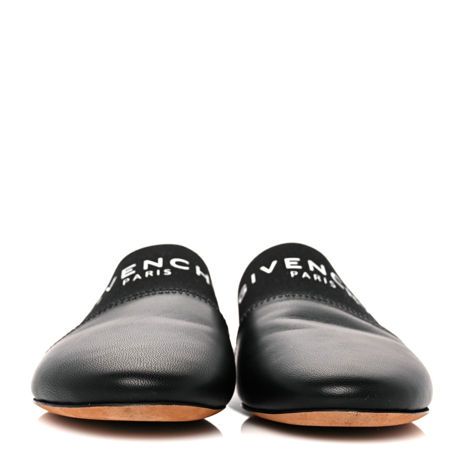 Givenchy Lambskin Bedford Logo Mule Slides 35 Black 2 of 9