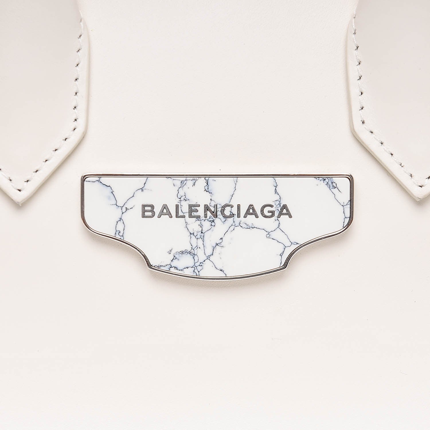 Balenciaga Smooth Calfskin Mini Nude Marble All Afternoon White 8 of 16