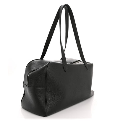 Celine Grained Calfskin Duffle Bag Night Green 3 of 11