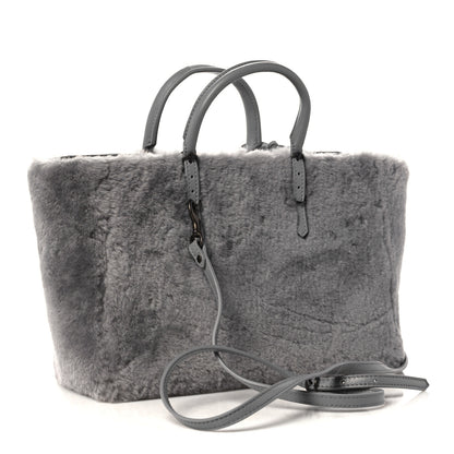 Balenciaga Merino Wool Papier A6 Zip Around Tote Gris Haussmannien 3 of 12
