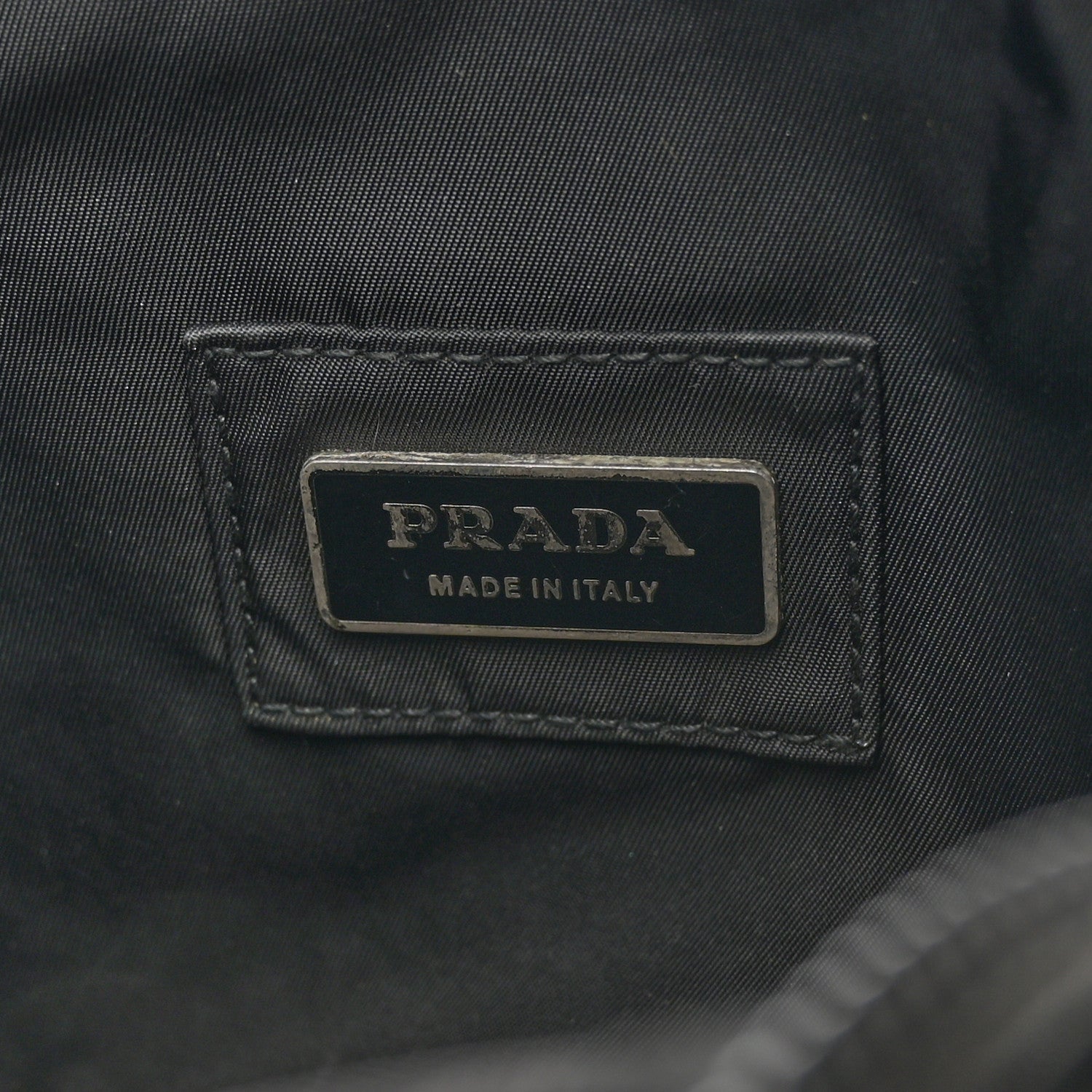 Prada Tessuto Nylon Belt Bag Black 6 of 10