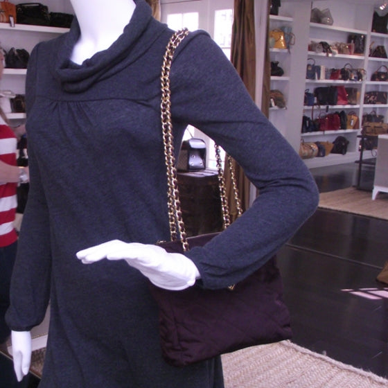 Prada Nylon Chain Shoulder Bag 2 of 9