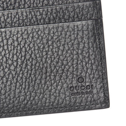 Gucci Pebbled Calfskin Bi-Fold Wallet Black 6 of 6