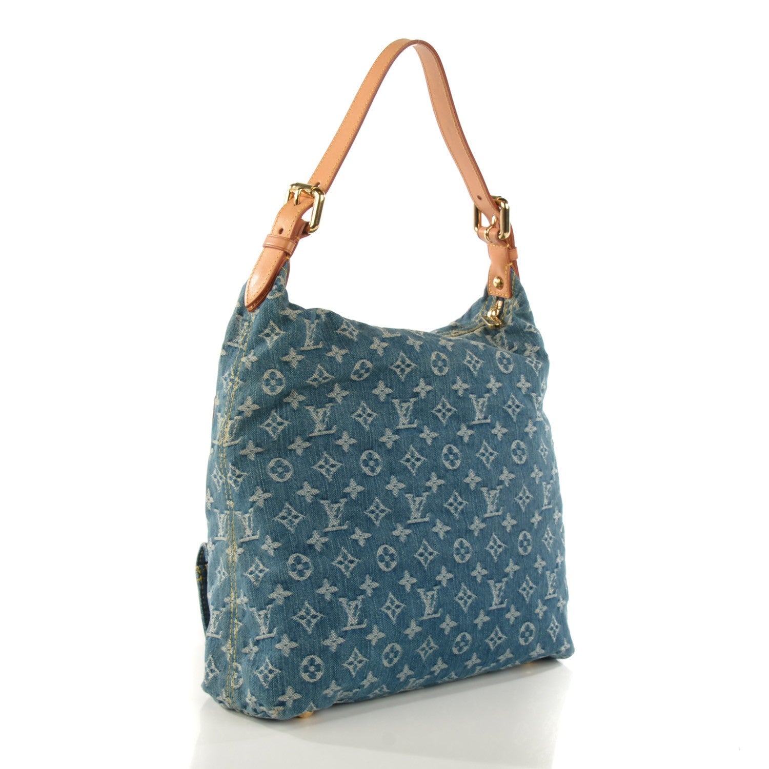 Louis Vuitton Denim Baggy GM Blue 3 of 8