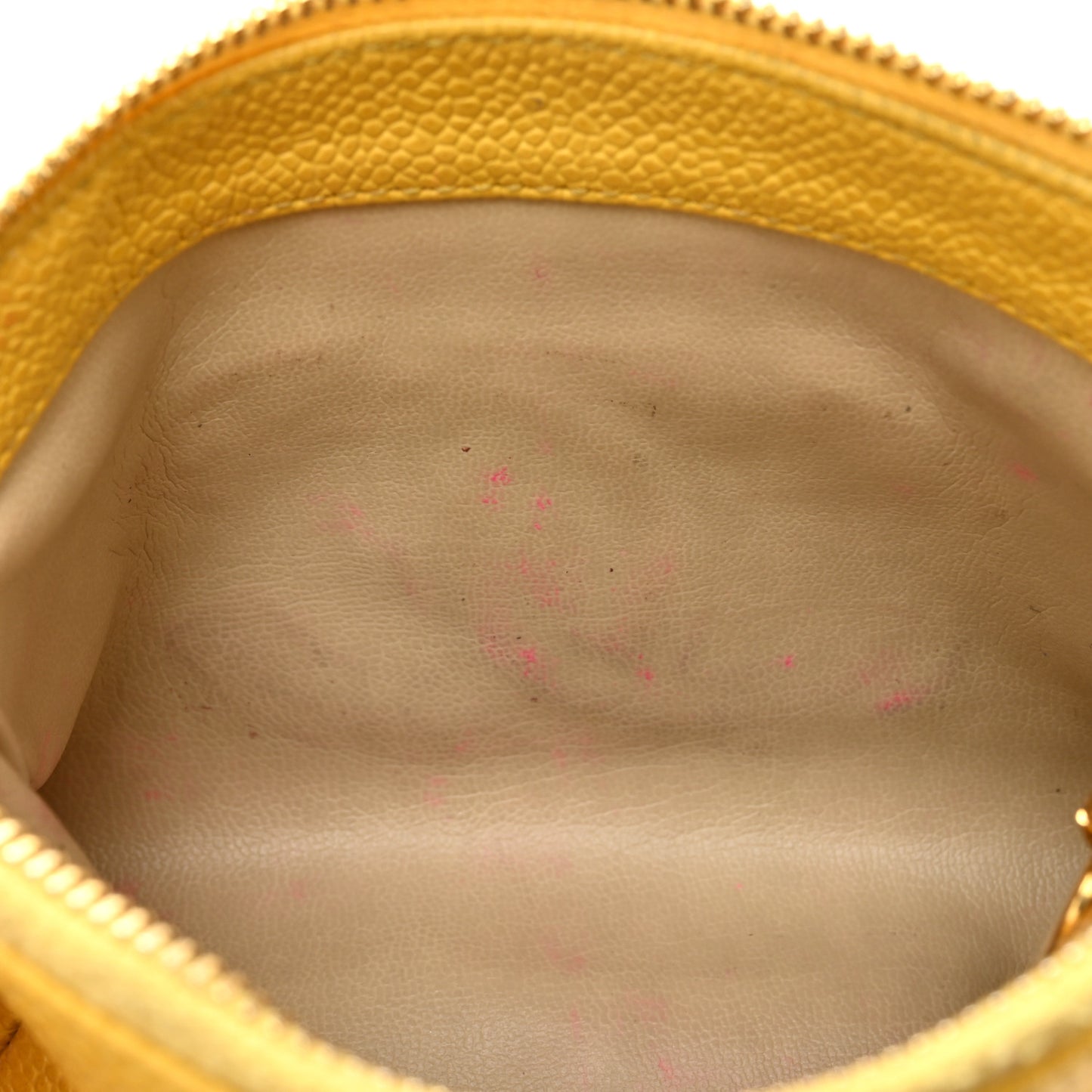 Caviar Timeless CC Cosmetic Pouch Yellow