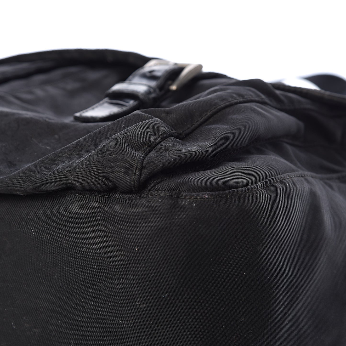 Tessuto Nylon Messenger Bag Black