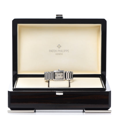 Patek Philippe 18K White Gold Diamond 25mm Twenty-4 Quartz Watch White 4910/20G-010 5 of 5