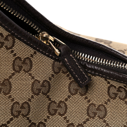 Gucci Monogram Large Abbey D Ring Hobo Dark Brown 14 of 15