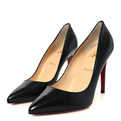 Christian Louboutin Shiny Nappa Pigalle 100 Pumps 39 Black 4 of 10