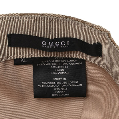Gucci Monogram Web Baseball Hat XL Beige 7 of 7