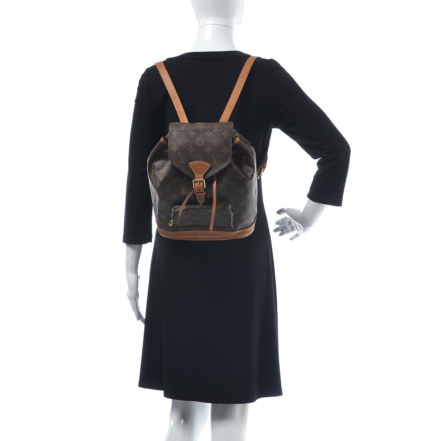 Louis Vuitton Monogram Montsouris MM Backpack 2 of 11