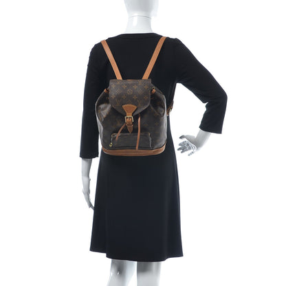 Louis Vuitton Monogram Montsouris MM Backpack 2 of 11