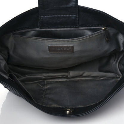 Chanel Calfskin Modern Chain Rhodoid Flap Black 4 of 8