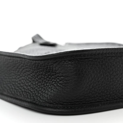 Hermes Taurillon Clemence Evelyne TPM Black 9 of 11