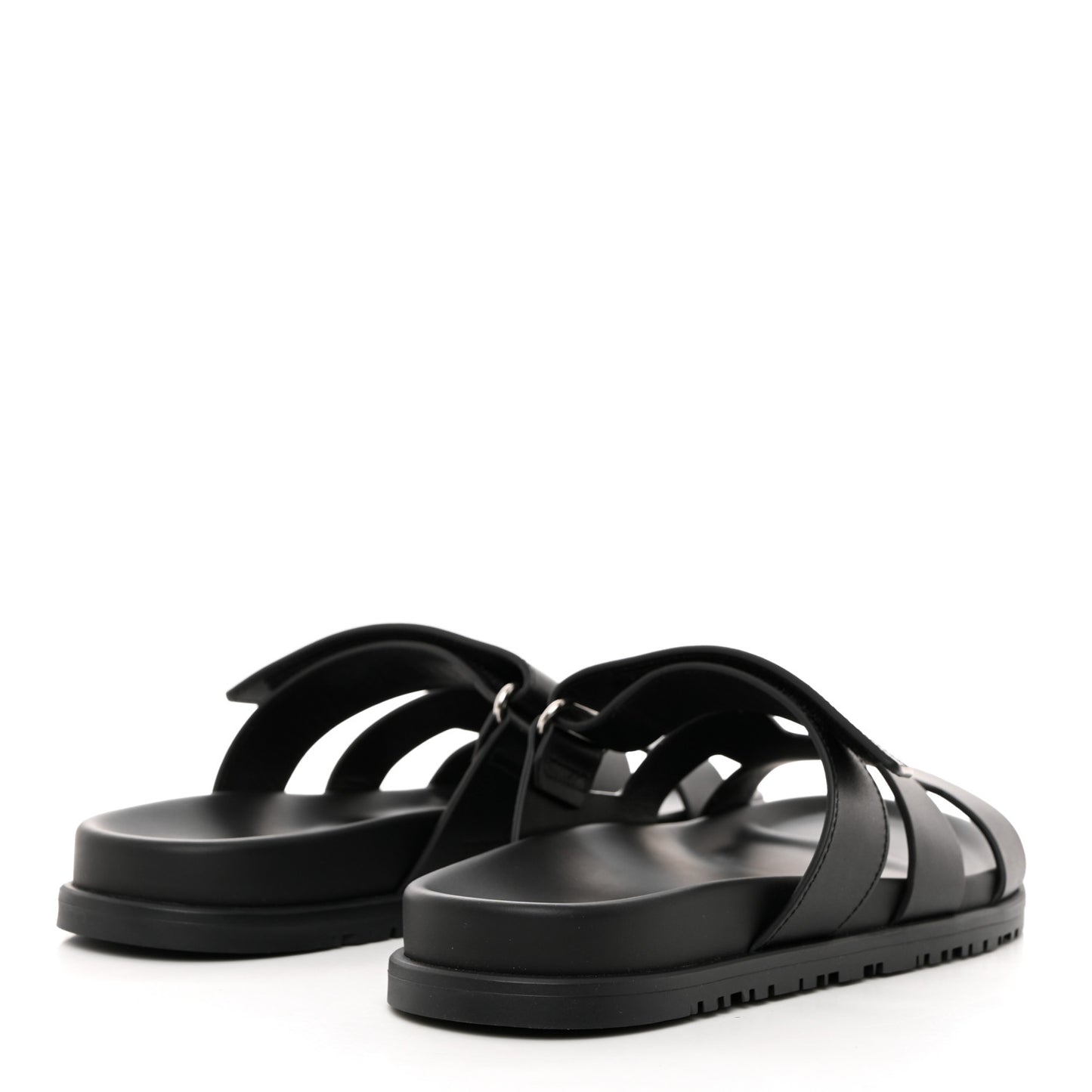 Calfskin Womens Chypre Sandals 38 Black