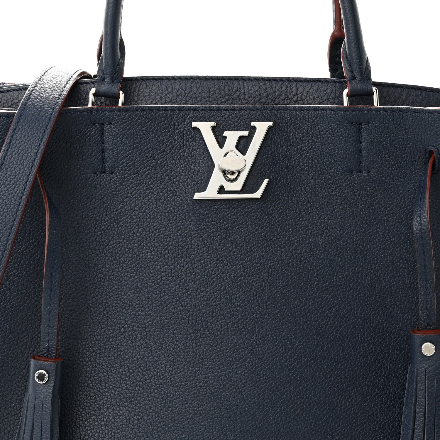 Louis Vuitton Calfskin Lockmeto Marine Rouge 7 of 10