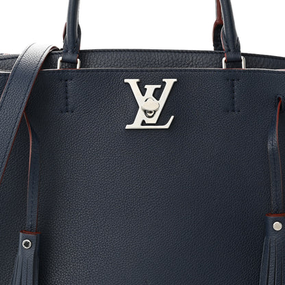 Louis Vuitton Calfskin Lockmeto Marine Rouge 7 of 10