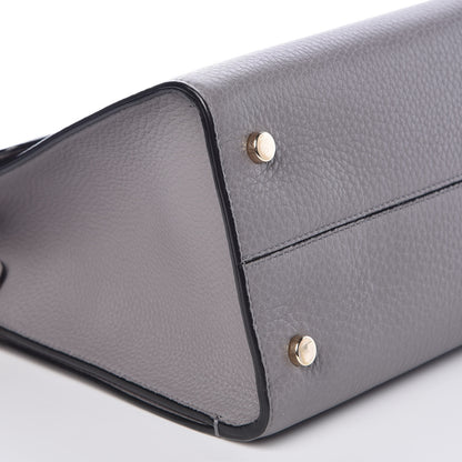 Christian Dior Bullcalf Medium Diorever Flap Meteorite Grey 14 of 15