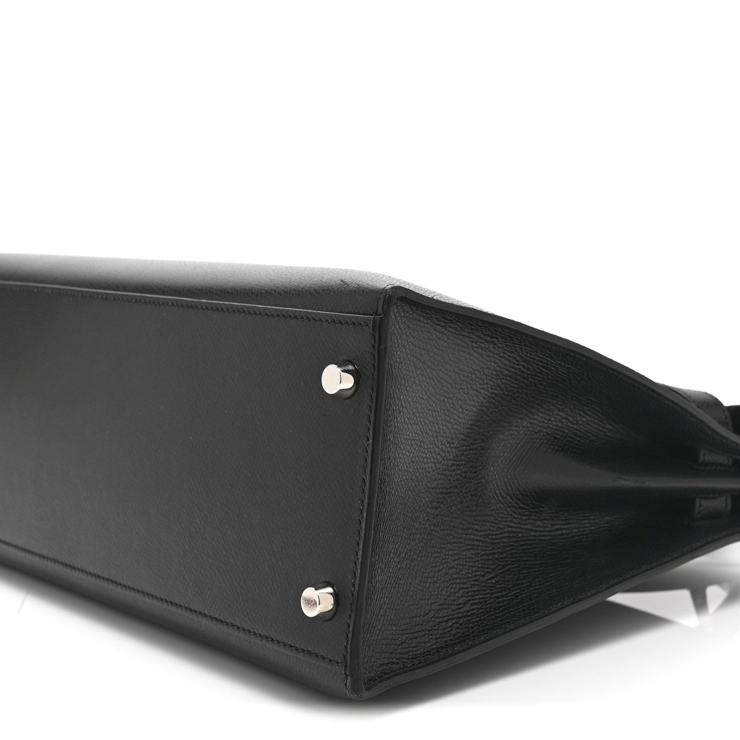 Hermes Courchevel Kelly Sellier 32 Black 10 of 10