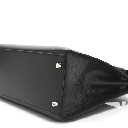 Hermes Courchevel Kelly Sellier 32 Black 10 of 10
