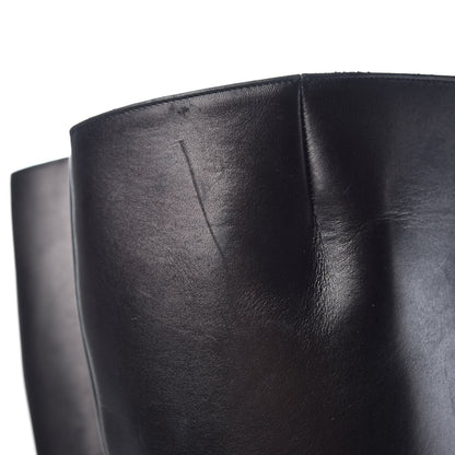 Christian Louboutin Calfskin Miss Tack Alta 100 Boots 37 Black 13 of 18