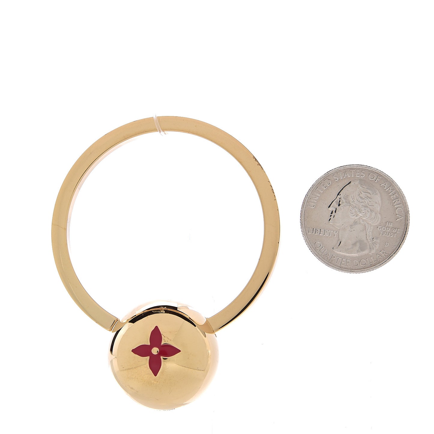 Sphere Key Ring Gold